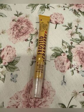 Bath & Body Works Frosted Cranberry Lip Gloss - Gold Tube